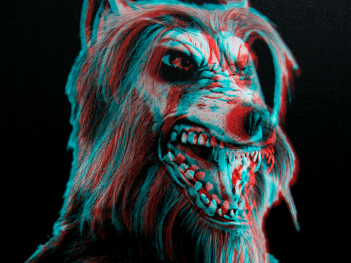 Black Wolf A2 Print 3D